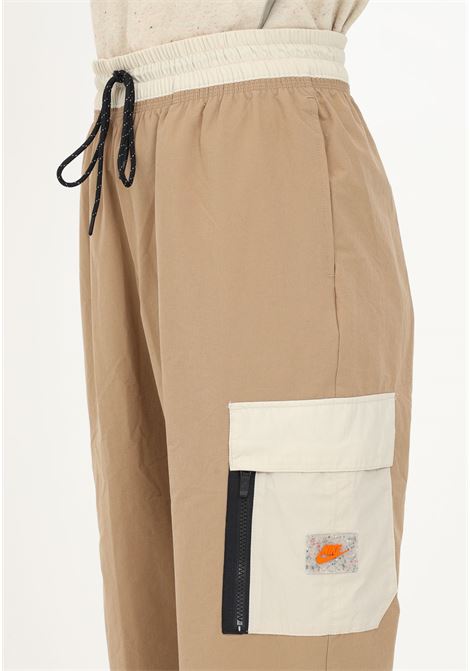 Beige sport trousers for women, cargo model NIKE | Pants | DX2322258