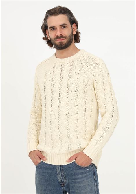Cable knit sweater SELECTED HOMME | Knitwear | 16086658CLOUD CREAM