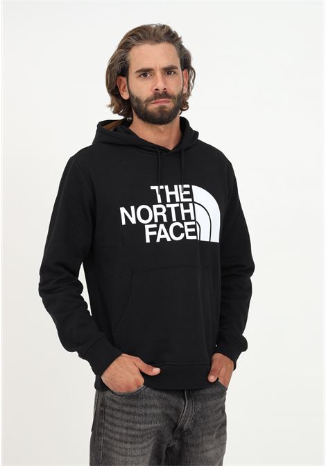 Sweatshirt with hood and black logo print for men THE NORTH FACE | NF0A3XYDJK31JK31