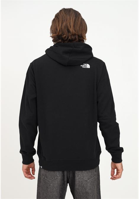 Sweatshirt with hood and black logo print for men THE NORTH FACE | NF0A3XYDJK31JK31