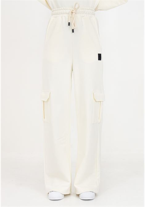 Pantaloni cargo color panna da donna 4GIVENESS | Pantaloni | FGPW3236003