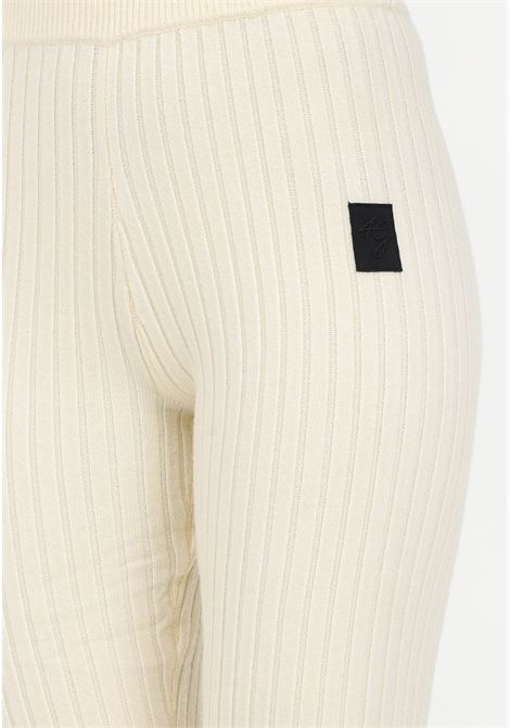 Pantaloni a coste da donna color panna 4GIVENESS | Pantaloni | FGTW3277003