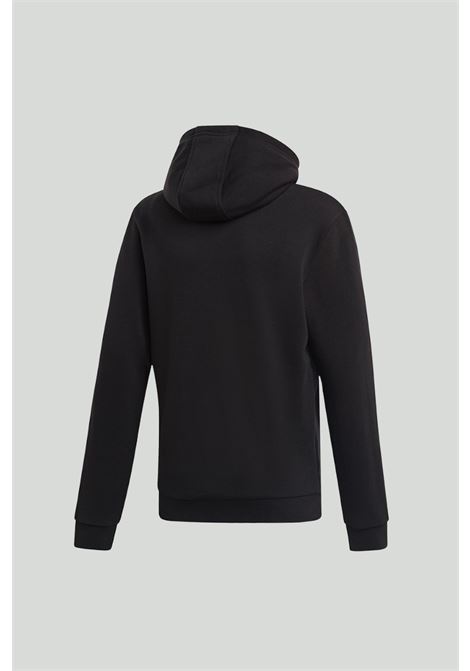 Black sweatshirt for boys and girls with hood and Trefoil print ADIDAS ORIGINALS | Hoodie | DV2870.