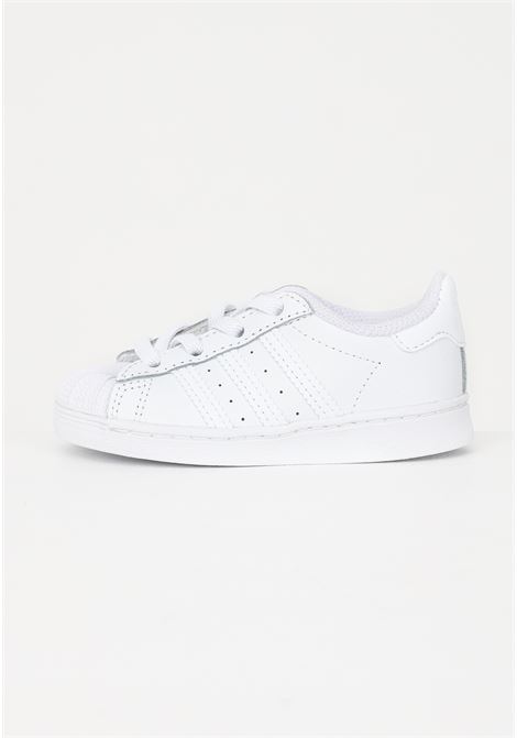 White Superstar sneakers for newborns ADIDAS ORIGINALS | Sneakers | EF5397.