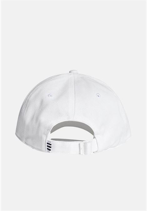White hat for men and women Trefoil embroidered baseball ADIDAS | Hat | FJ2544.