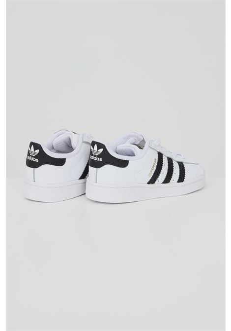 White Superstar sneakers for newborns ADIDAS ORIGINALS | Sneakers | FU7717.