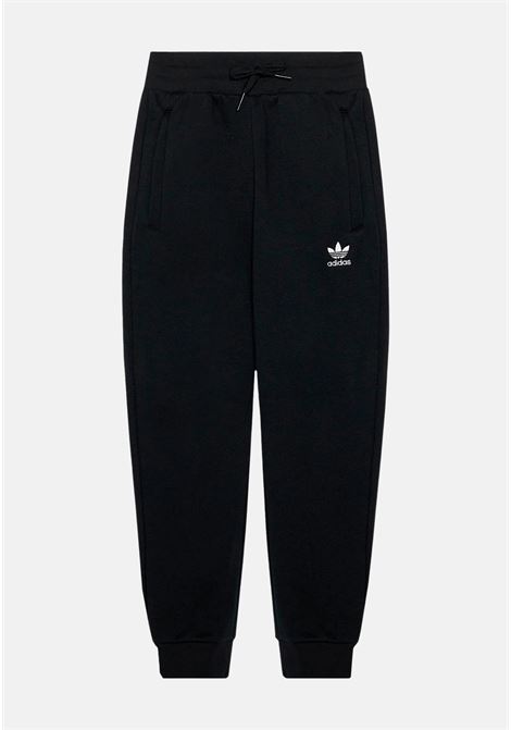 Black sports trousers for boys and girls with logo embroidery ADIDAS ORIGINALS | Pants | H32406.