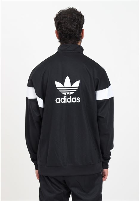 Adicolor Classics Cut Line Black Zip Up Sweatshirt for Men ADIDAS ORIGINALS | HS2064.