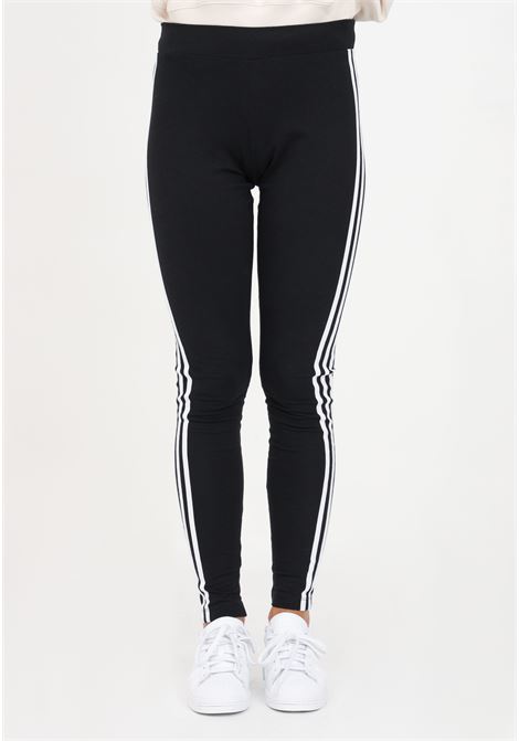 Black 3-stripes leggings for women ADIDAS ORIGINALS | Leggings | IB7383.
