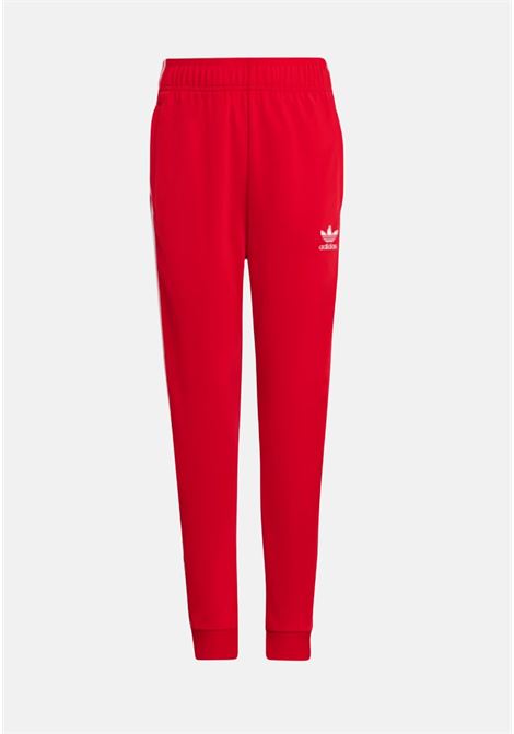 Unisex children's red sweatpants ADIDAS ORIGINALS | Pants | IC3088.