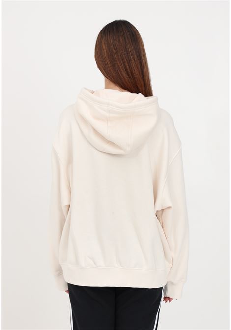 Beige women's sweatshirt with hood ADIDAS ORIGINALS | IC8343.