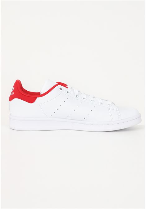 Sneakers STAN SMITH J bianche per bambini con dettaglio rosso ADIDAS ORIGINALS | Sneakers | IG7686.