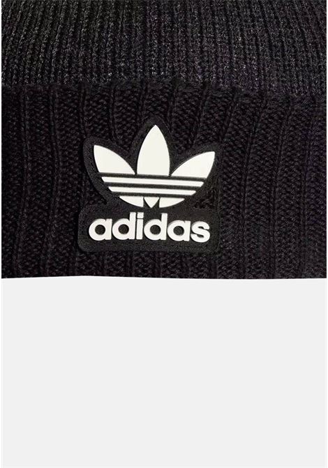 Black beanie with logo for men and women ADIDAS ORIGINALS | Hats | II0745.