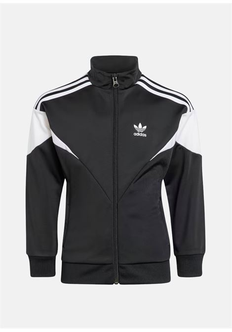 Black sports tracksuit with logo for boys and girls ADIDAS ORIGINALS | Sport suits | II0834.