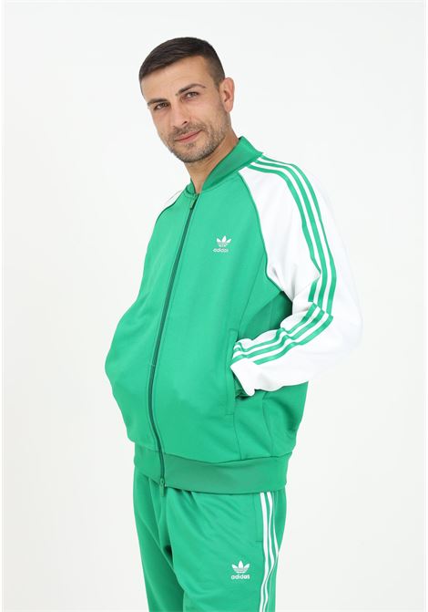 Adicolor Classics+ SST men's green zip-up sweatshirt ADIDAS ORIGINALS | II5772.
