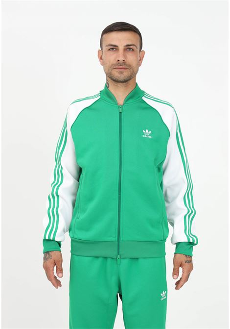 Adicolor Classics+ SST men's green zip sweatshirt ADIDAS ORIGINALS | II5772.