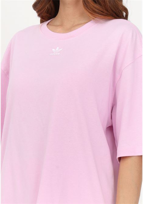 Pink logo t-shirt for women ADIDAS ORIGINALS | T-shirt | IJ9743.