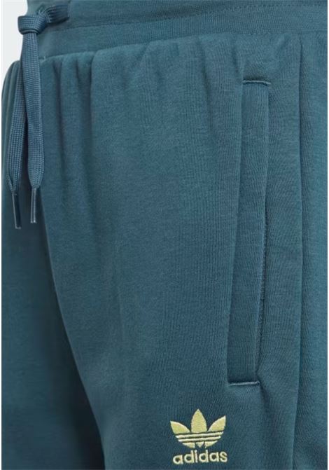 Teal green Adicolor sports trousers for children ADIDAS ORIGINALS | Pants | IJ9798.