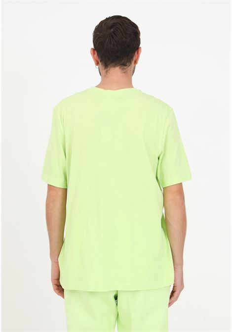 T-shirt verde fluo con ricamo da uomo ADIDAS ORIGINALS | T-shirt | IL2520.