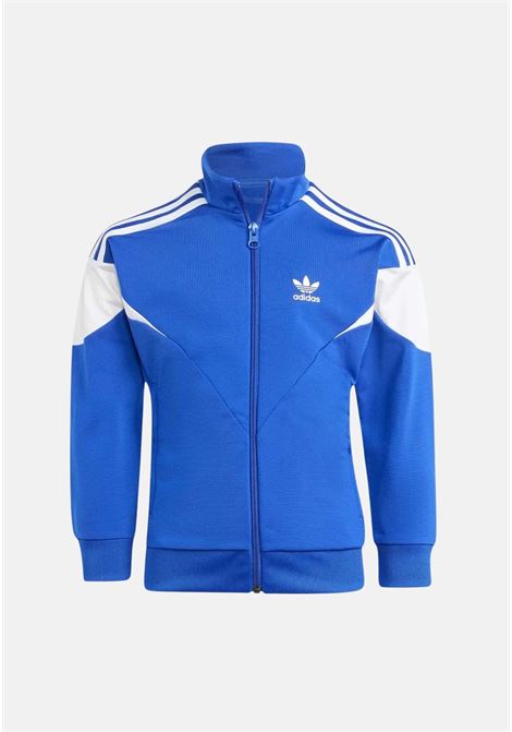 Blue sports tracksuit with logo for boys and girls ADIDAS ORIGINALS | Sport suits | IL4990.