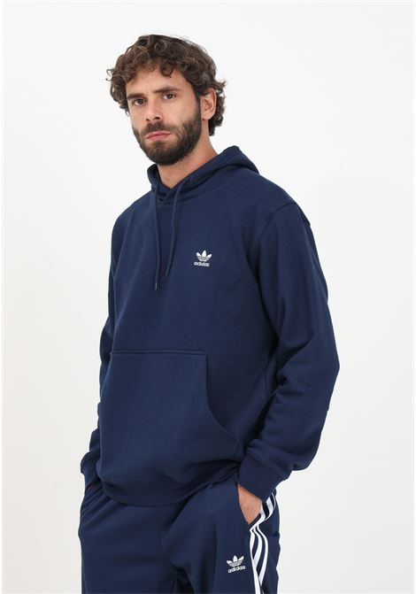 Trefoil Essentials men's blue hoodie ADIDAS ORIGINALS | IM4524.