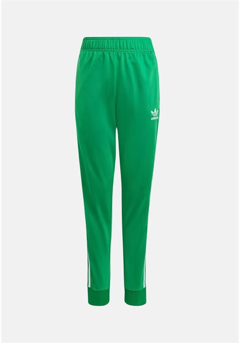 Green tracksuit trousers for boys and girls ADIDAS ORIGINALS | Pants | IN4759.