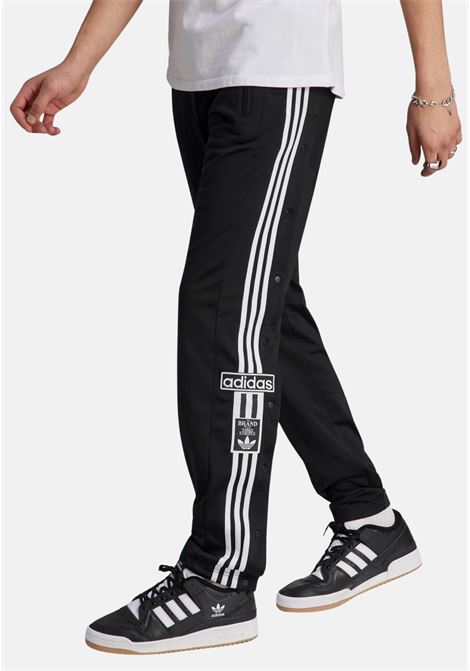 Black adicolor classics adibreak men's trousers with side logo ADIDAS ORIGINALS | Pants | IN8075.