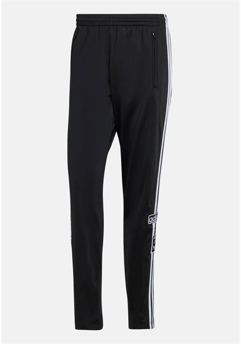 Black adicolor classics adibreak men's trousers with side logo ADIDAS ORIGINALS | Pants | IN8075.
