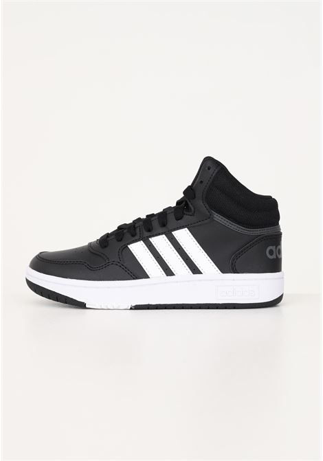 Black Hoops Mid sneakers for children ADIDAS PERFORMANCE | Sneakers | GW0402.