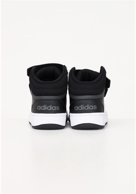 Black Hoops Mid sneakers for newborns ADIDAS PERFORMANCE | Sneakers | GW0408.