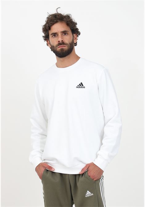 White Sportswear Essentials crewneck sweatshirt for men ADIDAS PERFORMANCE | Hoodie | H12220.
