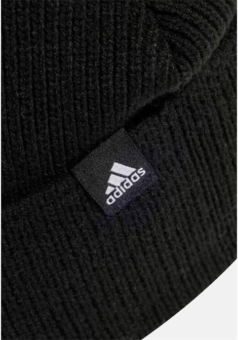Black beanie with stripes for men and women ADIDAS PERFORMANCE | Hats | HG7788.