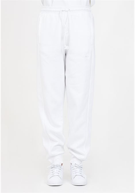 White ALL SZN fleece women's trousers ADIDAS PERFORMANCE | Pants | HK0440.
