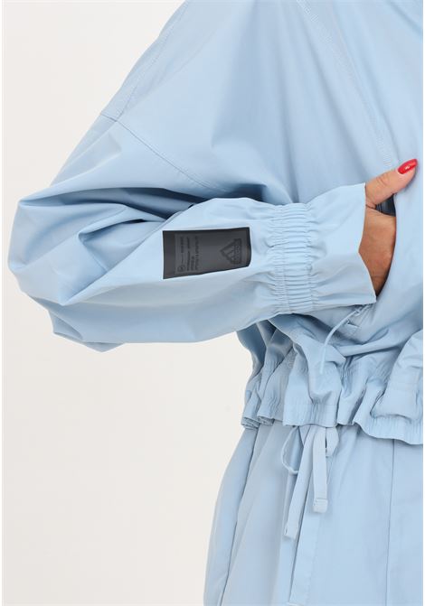 Blue crop sweatshirt for women with long sleeves ADIDAS PERFORMANCE | Hoodie | HZ2875.
