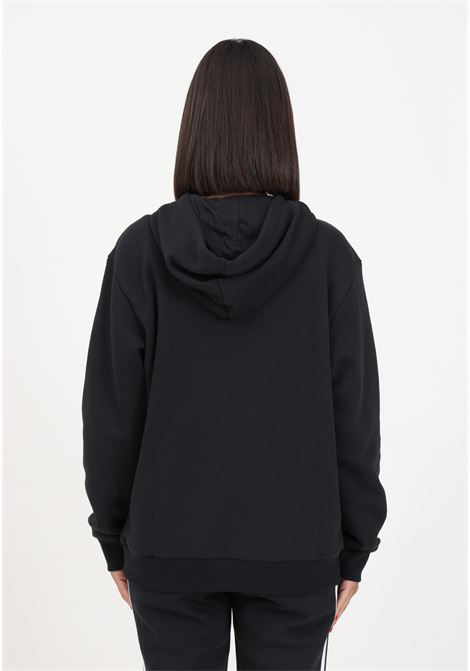Black women's sweatshirt with hood and maxi logo ADIDAS PERFORMANCE | HZ5804.