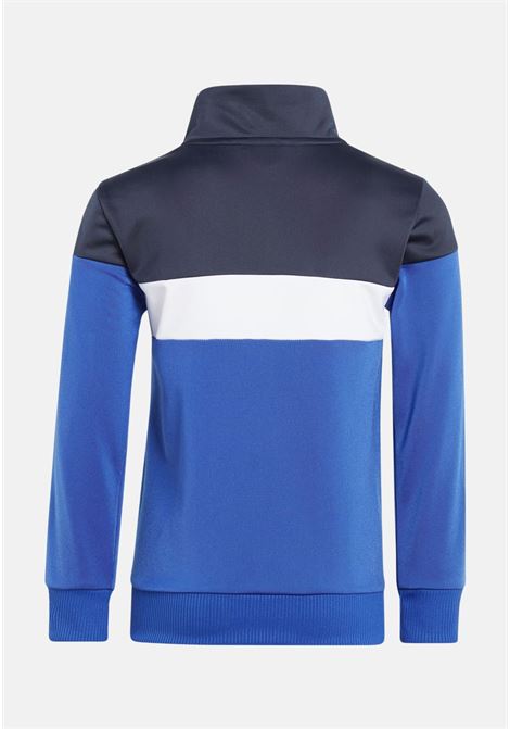 Tuta Tiberio 3-Stripes Colorblock Fleece blu da bambino ADIDAS PERFORMANCE | Tute | IA3114.