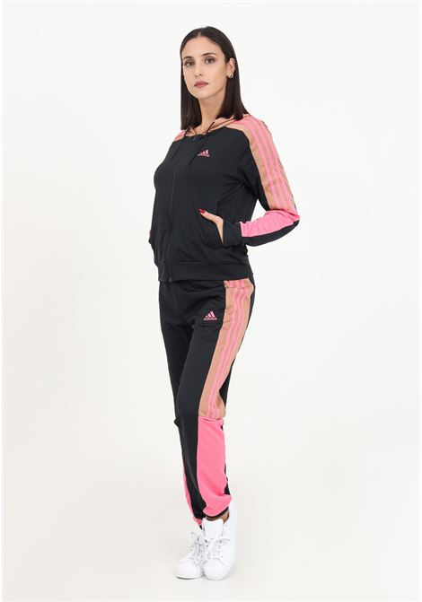 Black sports tracksuit with women's logo ADIDAS PERFORMANCE | Sport suits | IA3141.