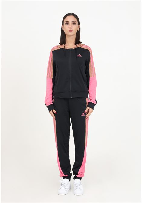 Black sports tracksuit with women's logo ADIDAS PERFORMANCE | Sport suits | IA3141.