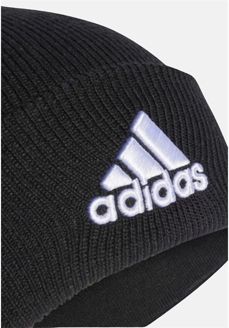 Black beanie with embroidered logo for men and women ADIDAS PERFORMANCE | Hats | IB2651.