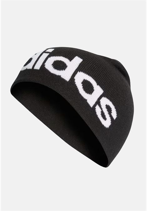 Black beanie with knitted logo for men and women ADIDAS PERFORMANCE | Hats | IB2653.