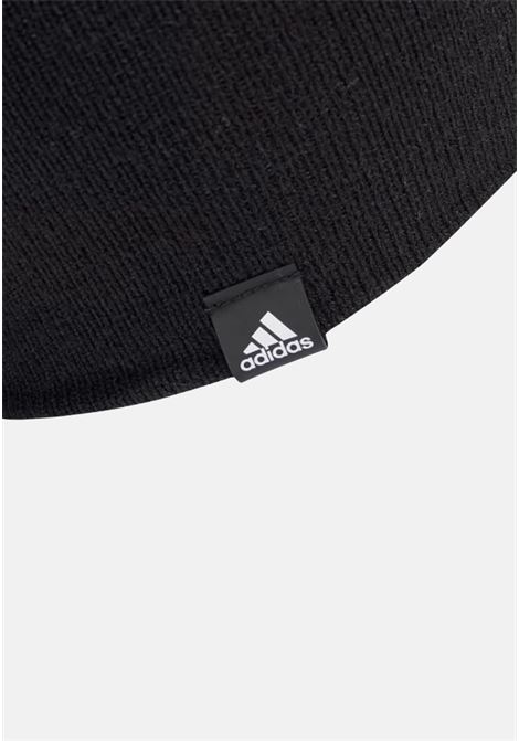 Black beanie with knitted logo for men and women ADIDAS PERFORMANCE | Hats | IB2653.