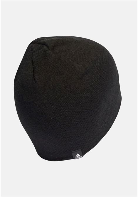 Berretto nero con logo in maglia da uomo e donna ADIDAS PERFORMANCE | Cappelli | IB2653.