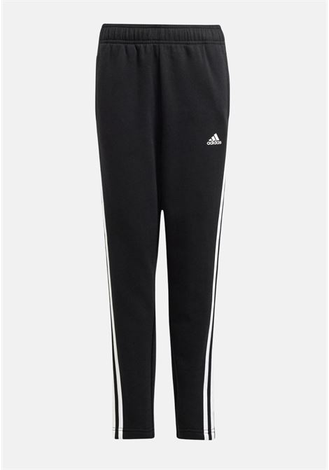 Tiberio 3-Stripes black and gray tracksuit for boys and girls ADIDAS PERFORMANCE | Sport suits | IB4094.