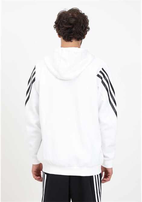 Future Icons 3-Stripes Men's White Zip Up Sweatshirt ADIDAS PERFORMANCE | IC8258.