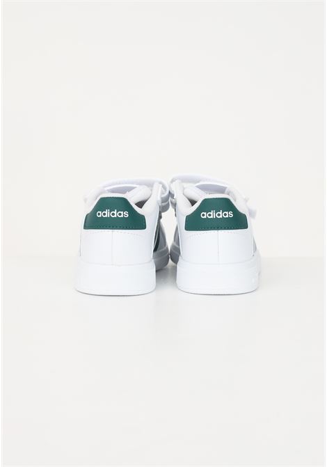 White Grand Court Lifestyle Hook And Loop sneakers for newborns ADIDAS PERFORMANCE | Sneakers | IG2560.