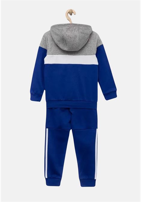 Sporty blue and gray tracksuit with logo for children ADIDAS PERFORMANCE | Sport suits | IJ5373.