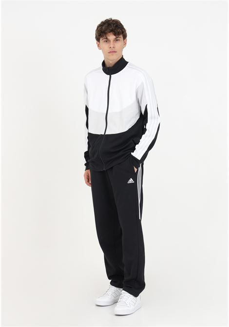 White and black tracksuit with zip for men ADIDAS PERFORMANCE | Sport suits | IJ6074.
