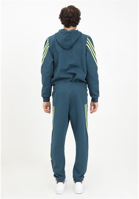 Pantalone sportivo Future Icons 3-Stripes verde da uomo ADIDAS PERFORMANCE | Pantaloni | IJ6372.