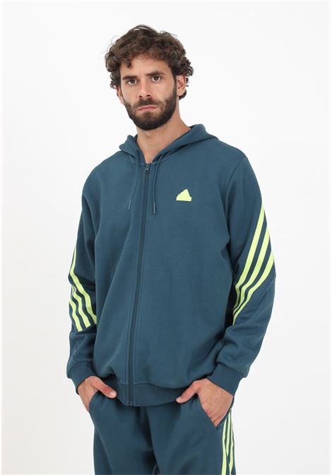 Future Icons 3-Stripes Men's Green Zip Up Sweatshirt ADIDAS PERFORMANCE | IJ8878.