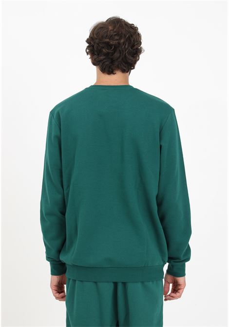 Green crewneck sweatshirt for men with logo embroidery ADIDAS PERFORMANCE | IJ8893.